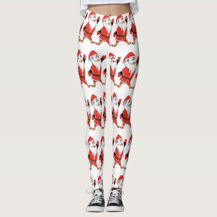Legging Papai Noel Pinguim Pronta para o Natal