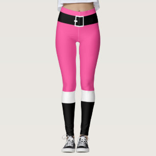 Legging Papais noeis Corantes do Rico Cordas Rosa Quentes