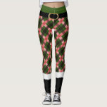 Legging Papais noeis de Elf de Xadrez Moderna Figuram Frio<br><div class="desc">Estas leggings bonitas de Natal são a fantasia perfeita para os Papais noeis da outra manhã de Natal ou festas de Natal. Seja o mais legal elfo de feriado nesta design divertida e moderna com detalhes de xadrez verde moderna e um cinto de ouro falso!</div>