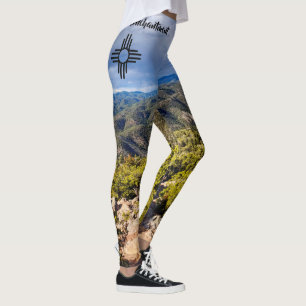 Legging Papais noeis Do Novo México Zia Sky Mountains Con