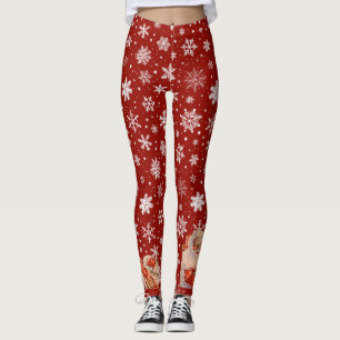 Legging Papais noeis na neve