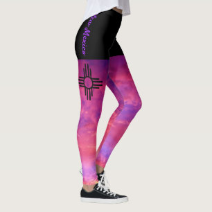 Legging Papais noeis Pintados Sunset Fe Novo México Símb
