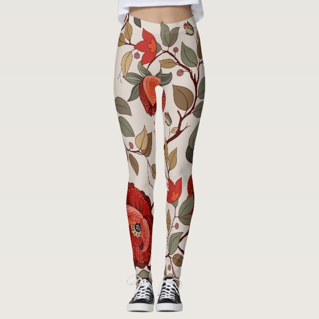Legging Papel de parede flexível vibrante: Padrões desenha (Frente)