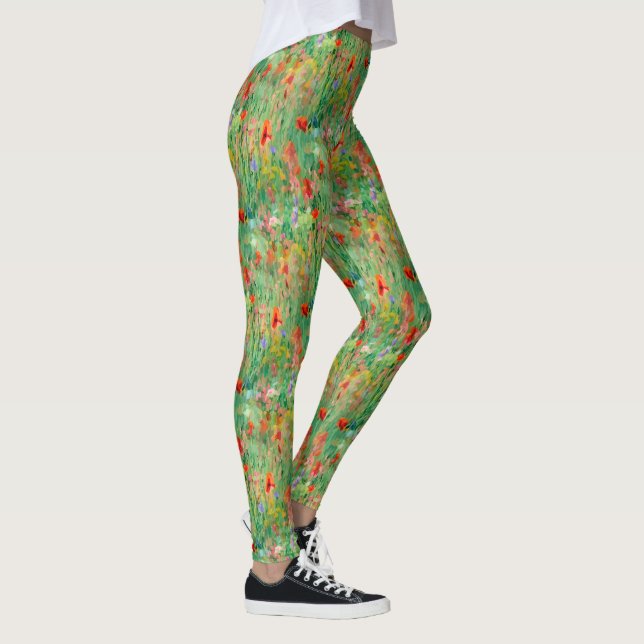 Legging Papel de Parede Floral Campo de Glória de Verão (Direita)