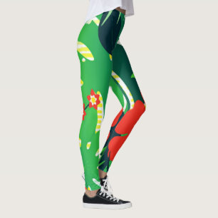 Legging Papel digital tropical- Zazzle_Growth.