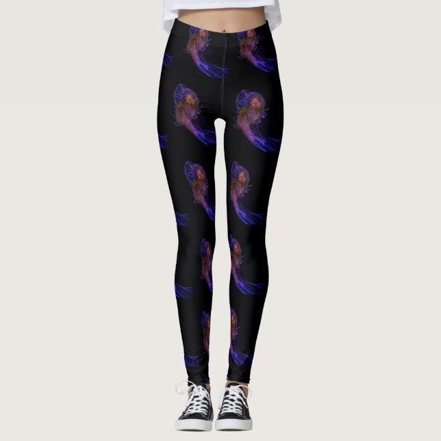 Legging Parceiros de dança de águas-vivas (Frente)