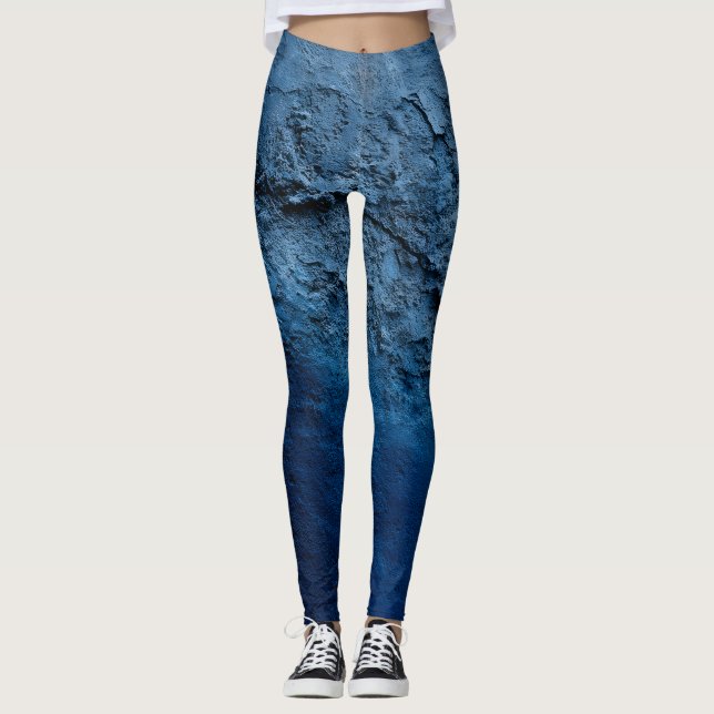 Legging Parede pintada de azul (Frente)
