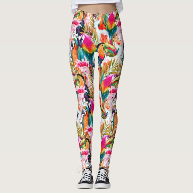 Legging Parrots & Palm Folaves 2 (Frente)