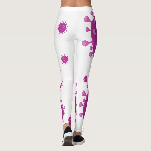 Legging Partícula Viral Roxa (Verso)