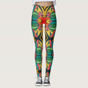Legging Pássaro de caneleiras do paraíso
