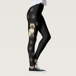 Legging Pássaro de Chocolate / Ragdolé Gato e Pata Negra