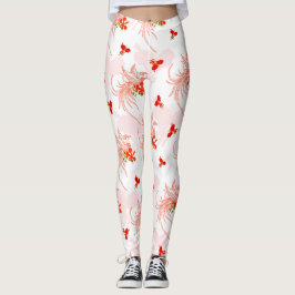 Legging Pássaro Phoenix E Flor Phoenix Sem Olho