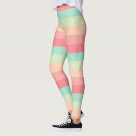 Legging Pastel bonito listrado