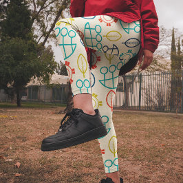 Legging Pastel de estilo de vindima