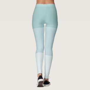 Legging Pastel Design Azul Elegante Verde Modelo