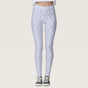 Legging Pastel em Pó com Stripe Cevon com Seta de Dois Ton