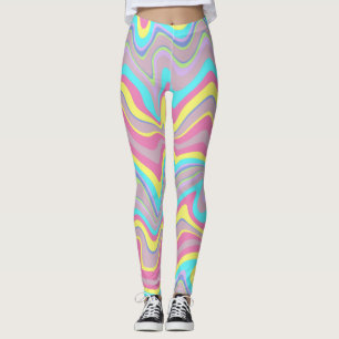 Legging Pastel Liquify Waves