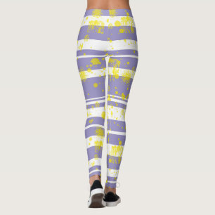Legging Pastel Pálido Lavanda Roxo-Arte
