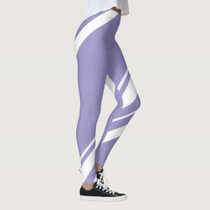 Legging Pastel Pálido Lavanda Roxo-Arte
