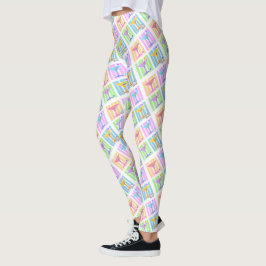 LEGGING PASTEL POP ART MARTINIS