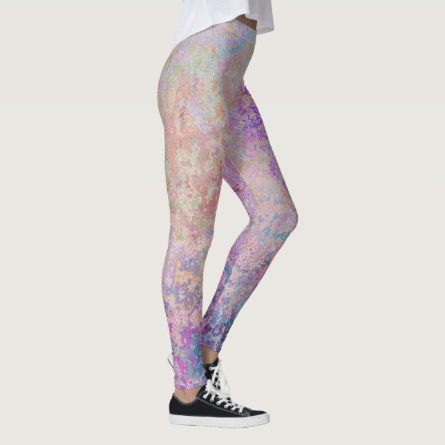 Legging Pastel Rainbow Tie-Dye, Primavera Summer (Direita)