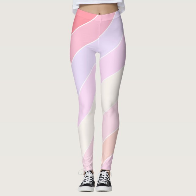 Legging Pastel Stripes (Frente)