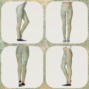 Legging Pastel Verde Bege Creme Arenito Natural