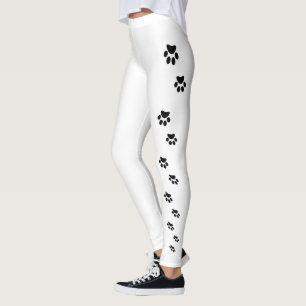 Legging Pata de gato preto em branco