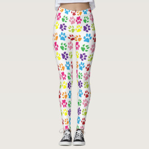 Legging Patas Coloridas, Patas-Cães, Patas-Gatos