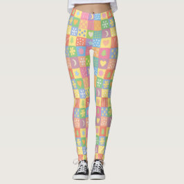 Legging Patchwork do Pastel JollyKins