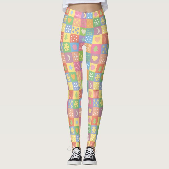 Legging Patchwork do Pastel JollyKins (Frente)