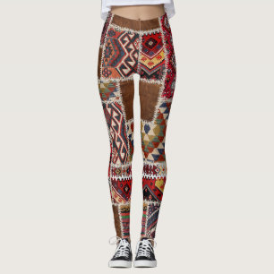 Legging Patchwork tradicional de tapete: decorativa de tap