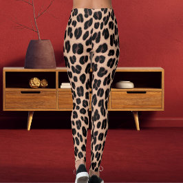 Legging Patel Cinza Laranja Marrom Escuro Safari Estampa L