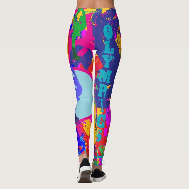 LEGGING PATINAÇÃO OLÍMPICA  (Verso)