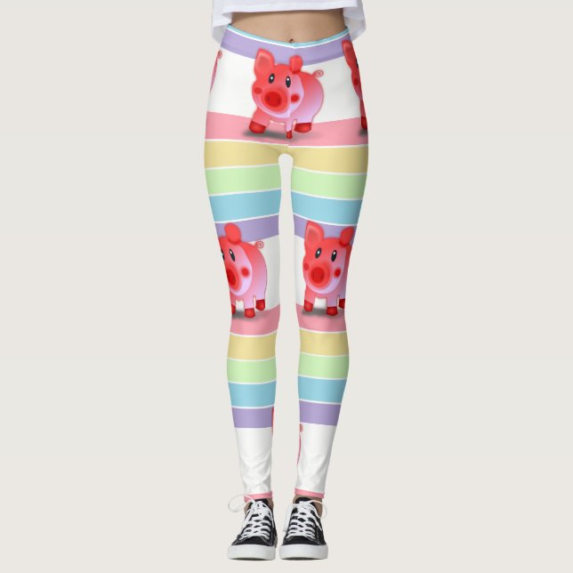 Legging patins porcos (Frente)