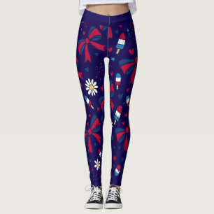 Legging Patriótico Elegante
