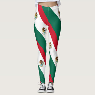 Legging Patriótico mexicano da bandeira de México