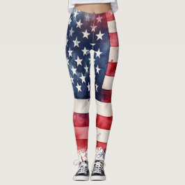 Legging Patriótico Orgulho de ser Americano | Pavilhão 4 d