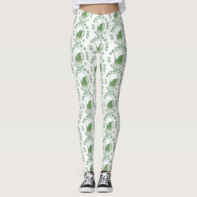 Legging patrulhas de cerveja verde aflitos (Frente)