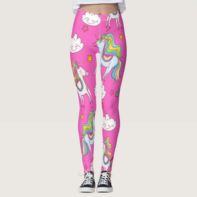 Legging Patterno Funny Unicorn Cute (Frente)