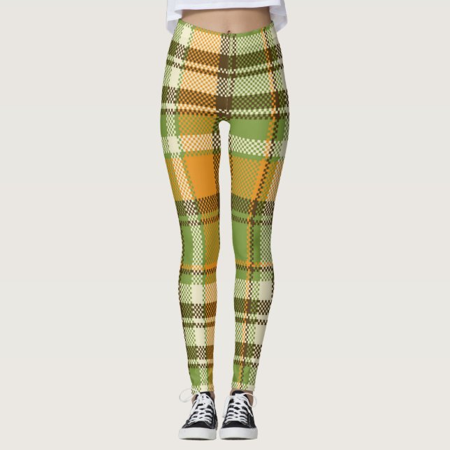 Legging Patterno Geométrico Vintage Trendy Fashion (Frente)