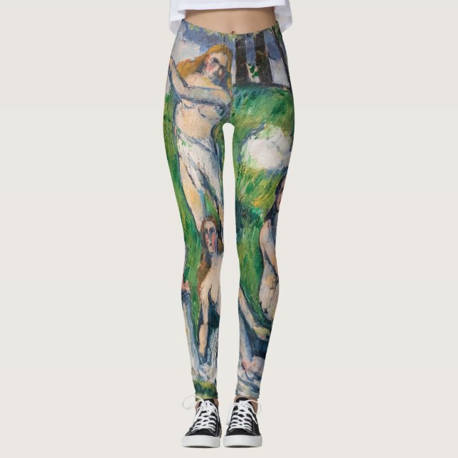 Legging Paul Cezanne - Quatro Bathers (Frente)