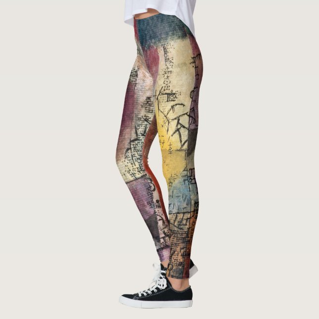 Legging Paul Klee Arte Abstrato Cubismo  (Esquerda)