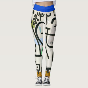 Legging Paul Klee Rich Harbor Expressionismo Abstrato