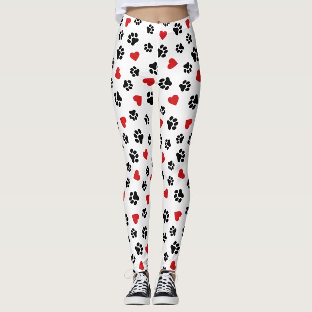 Legging Paws & Hearts – Love for Dogs (Frente)