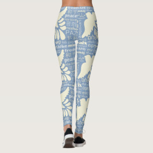 Legging PAZ em muitas caneleiras feitas sob encomenda da