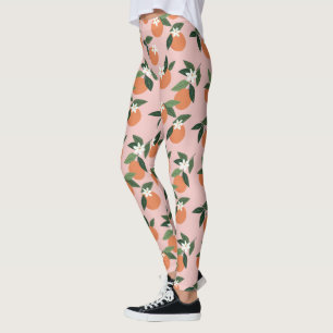 Legging Peach Orange Juice Patterno