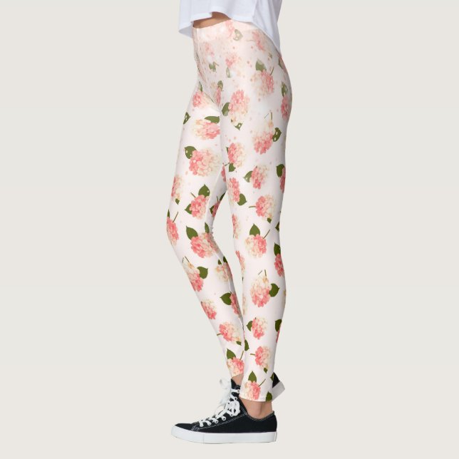 Legging Peach Sparkle Jardim Vintage Flores (Esquerda)