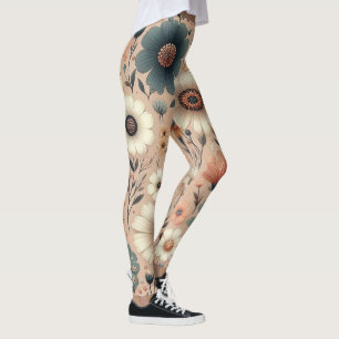 Legging Peachy Blooms