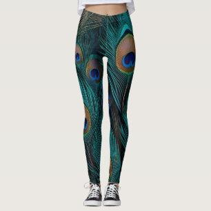 Legging Peacock Feather